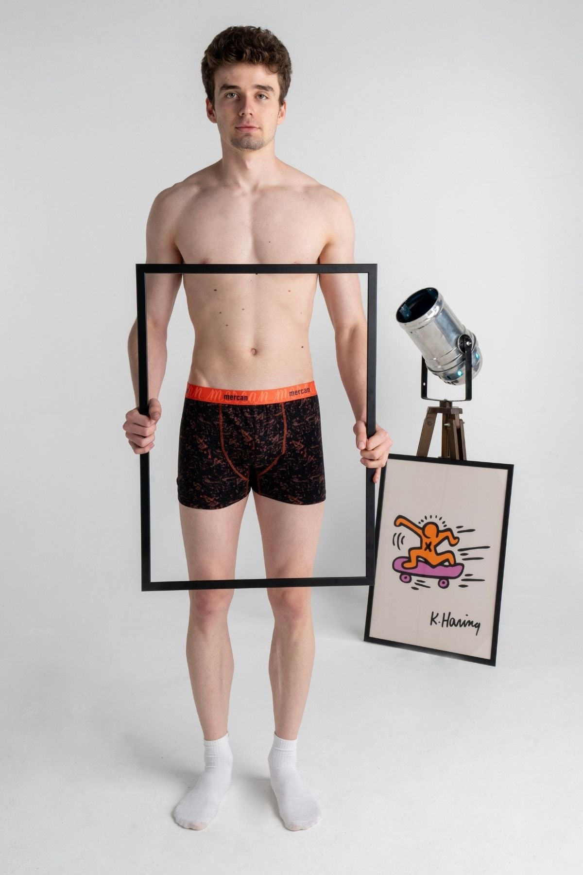 Baskılı Erkek Boxer