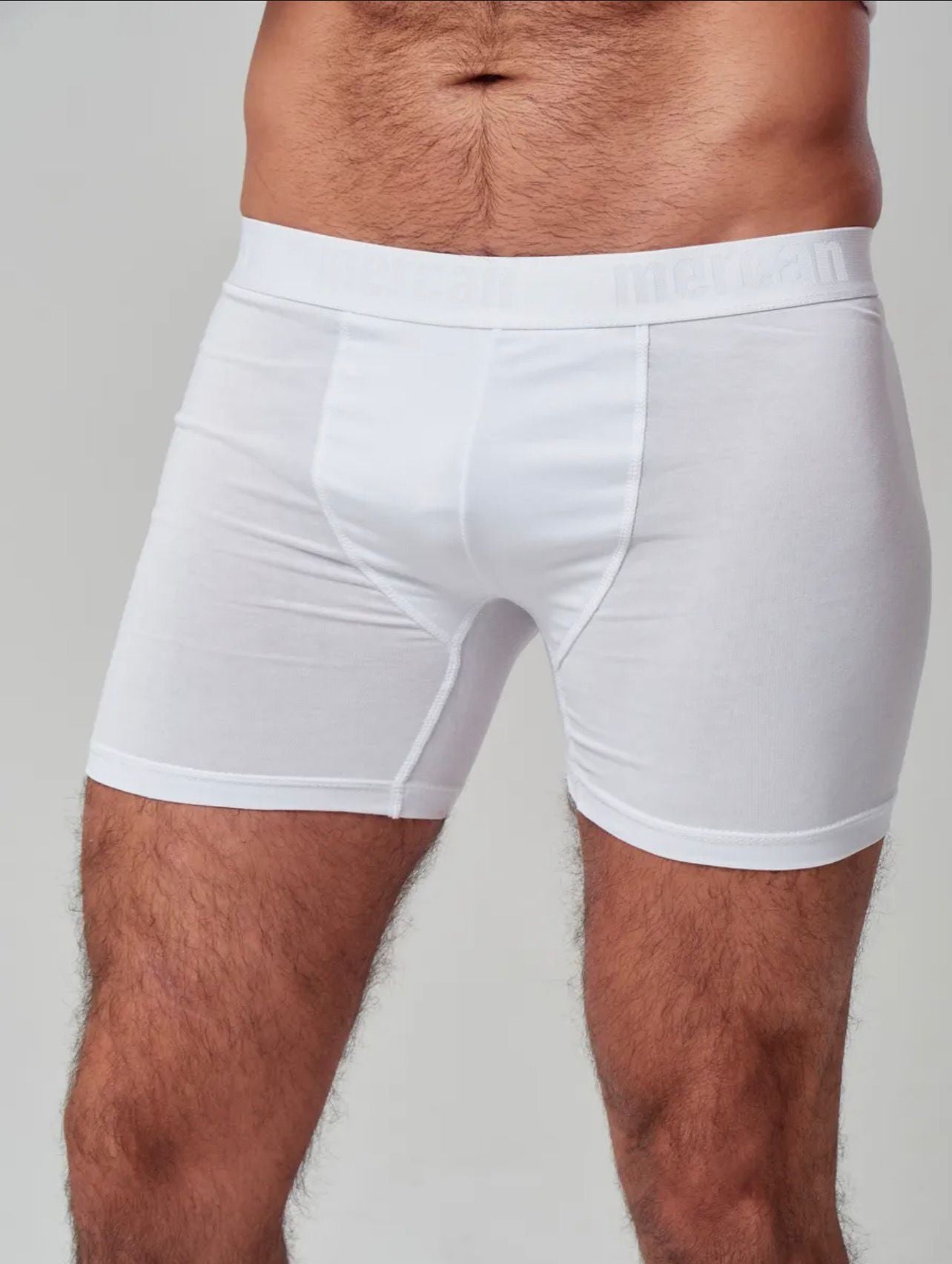 Erkek Beyaz Özel Kutulu 2'li Atlet Boxer Takımı - Fit & Comfort Slim Fit Set