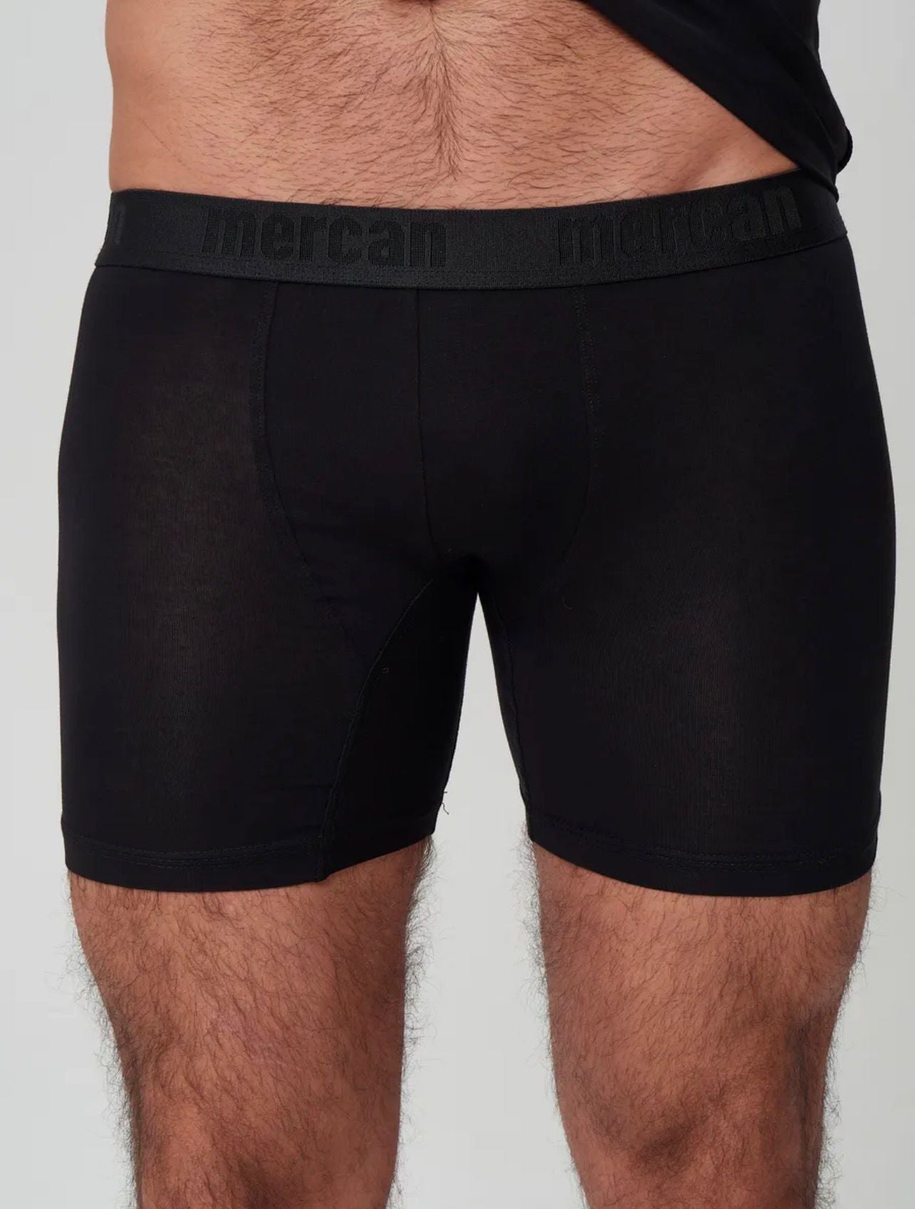 Erkek Siyah Özel Kutulu 2'li Atlet Boxer Takımı - Fit & Comfort Slim Fit Set