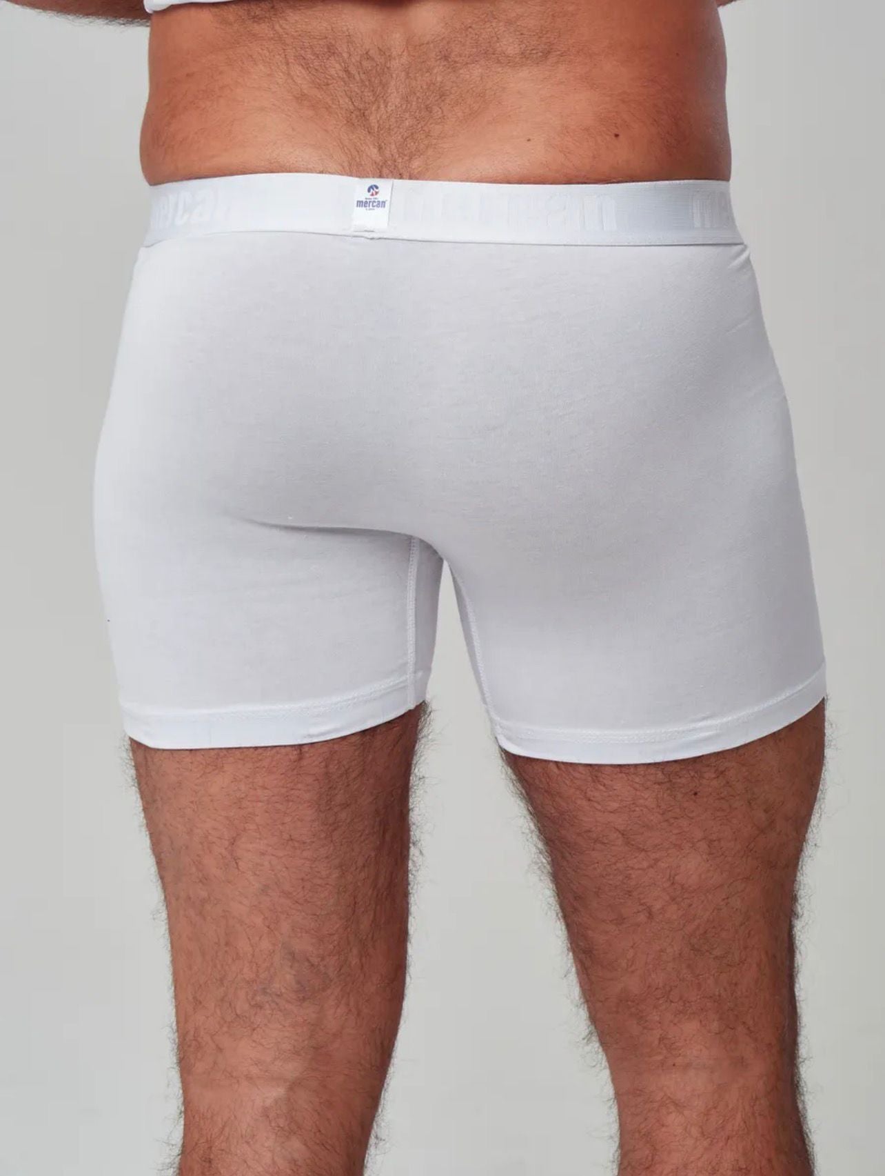 Erkek Beyaz Özel Kutulu 2'li Atlet Boxer Takımı - Fit & Comfort Slim Fit Set