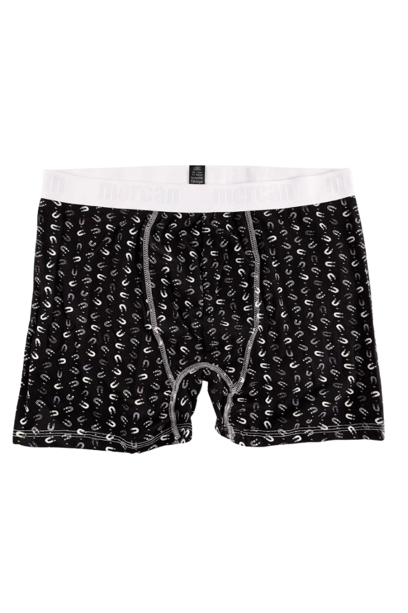 Desenli Erkek Boxer %96 Pamuklu - Magnet