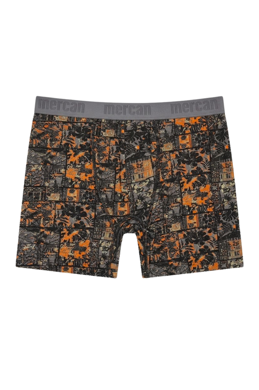 Desenli Erkek Boxer %96 Pamuklu - Local
